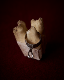 Mini Wishbone Lucky Charm Ring - 9K Solid Yellow Gold