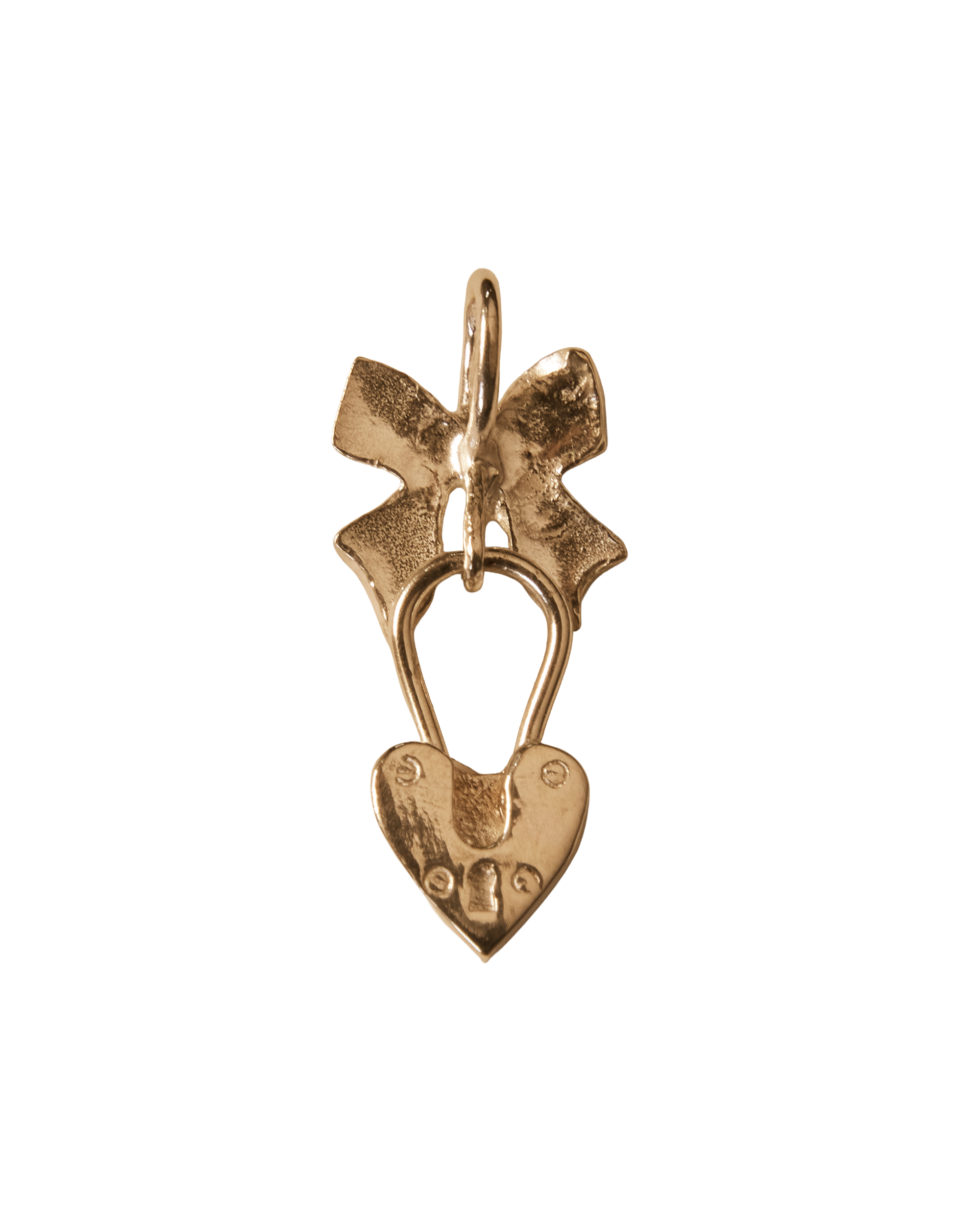 Wrap my Heart in a Bow Necklace - Solid 9K Gold