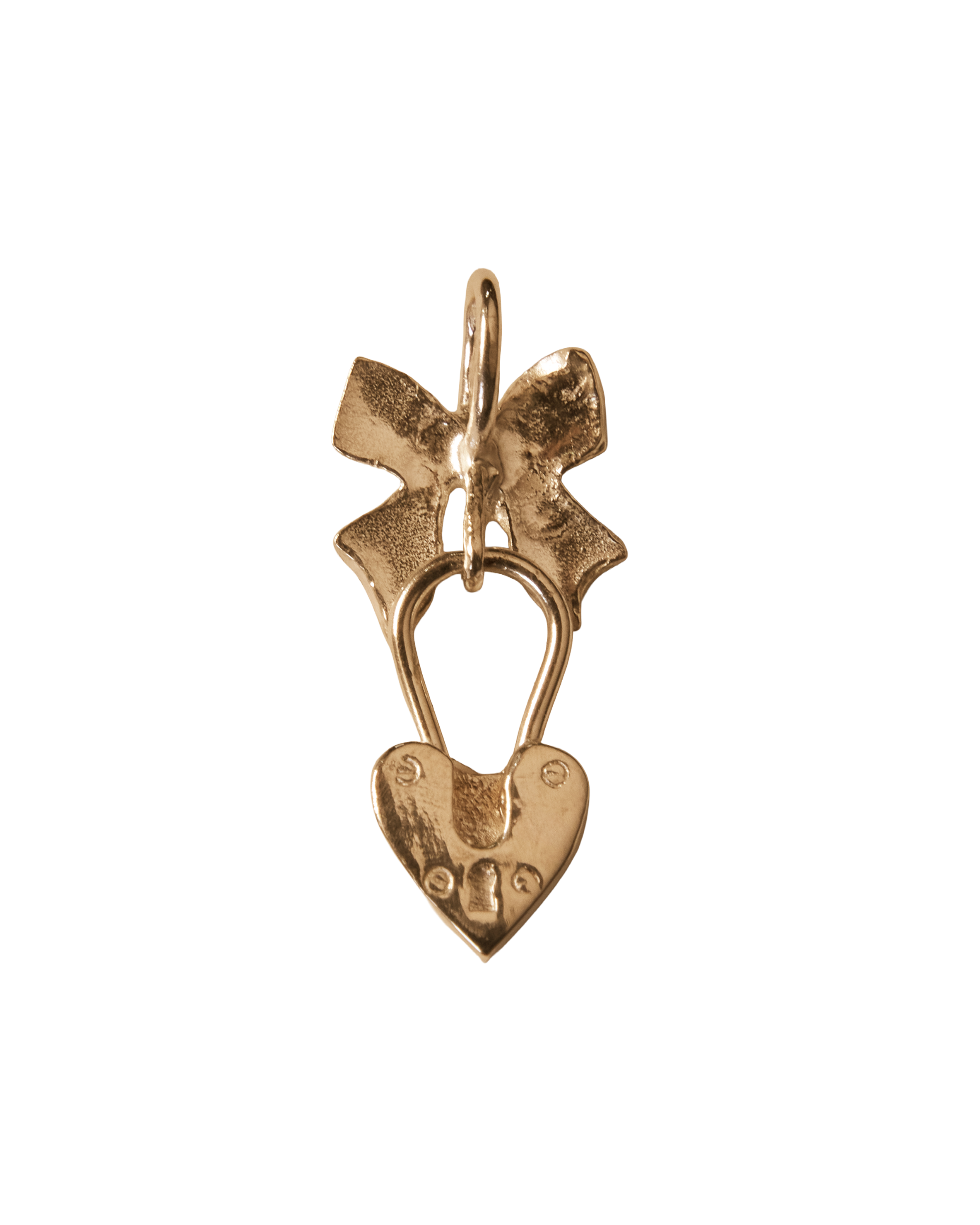 Wrap my Heart in a Bow Necklace - Solid 9K Gold