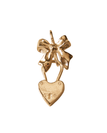 Wrap my Heart in a Bow Necklace - Solid 9K Gold