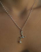Serpent's Anchor Necklace - Solid 9K Gold
