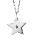 Ashes Shooting Star - Sterling Silver