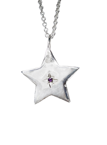 Ashes Shooting Star - Sterling Silver