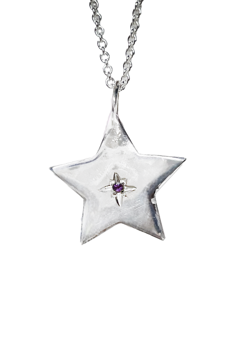 Ashes Shooting Star - Sterling Silver