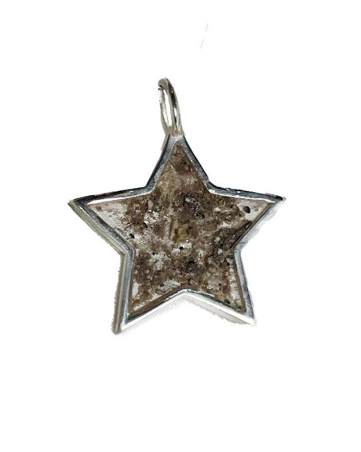 Ashes Shooting Star - Sterling Silver