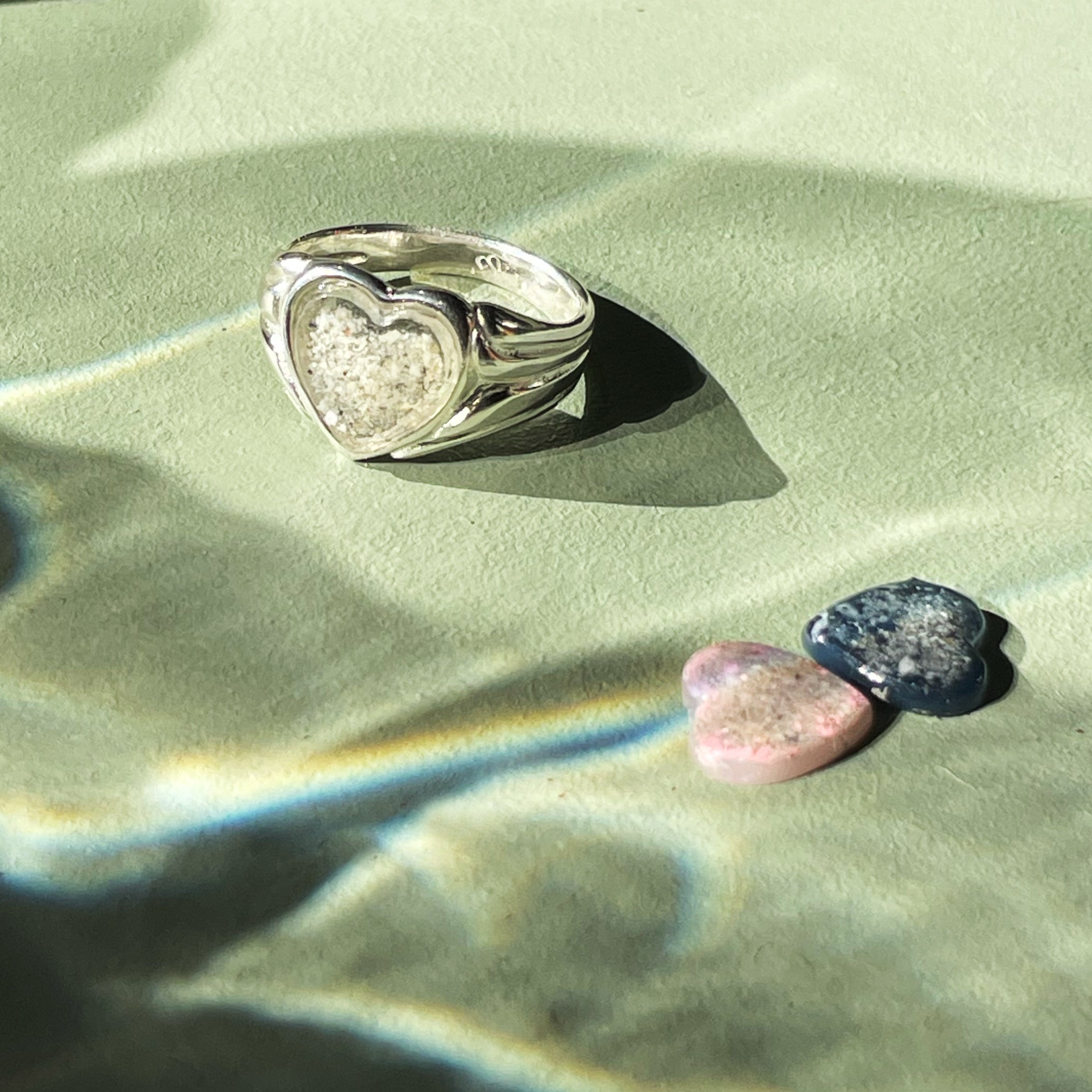 ★関税込★THE MUSEUM VISITOR★HEART OUTLINE SILVER RING★ ☆人気☆【THE MUSEUM VISITOR】☆HEART OUTLINE SILVER RING☆