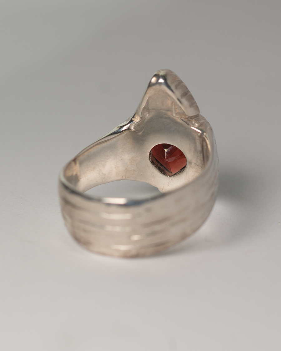 Burn My Heart Signet - Sterling Silver