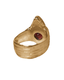 Burn My Heart Signet - Solid 9K Gold