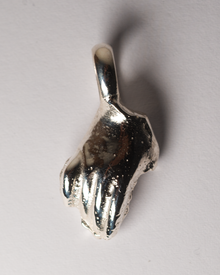Hand of Fate Necklace - Sterling Silver