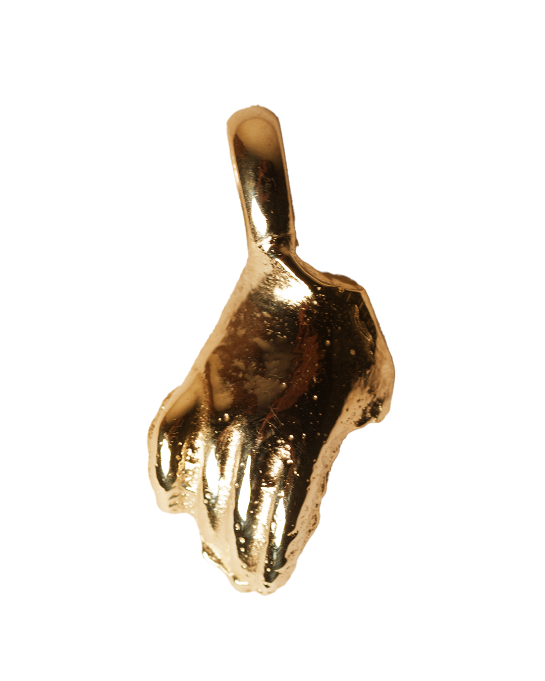 Hand of Fate Necklace - Solid 9K Gold
