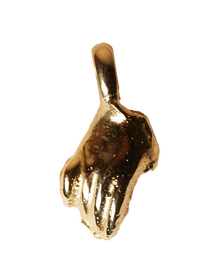Hand of Fate Necklace - Solid 9K Gold