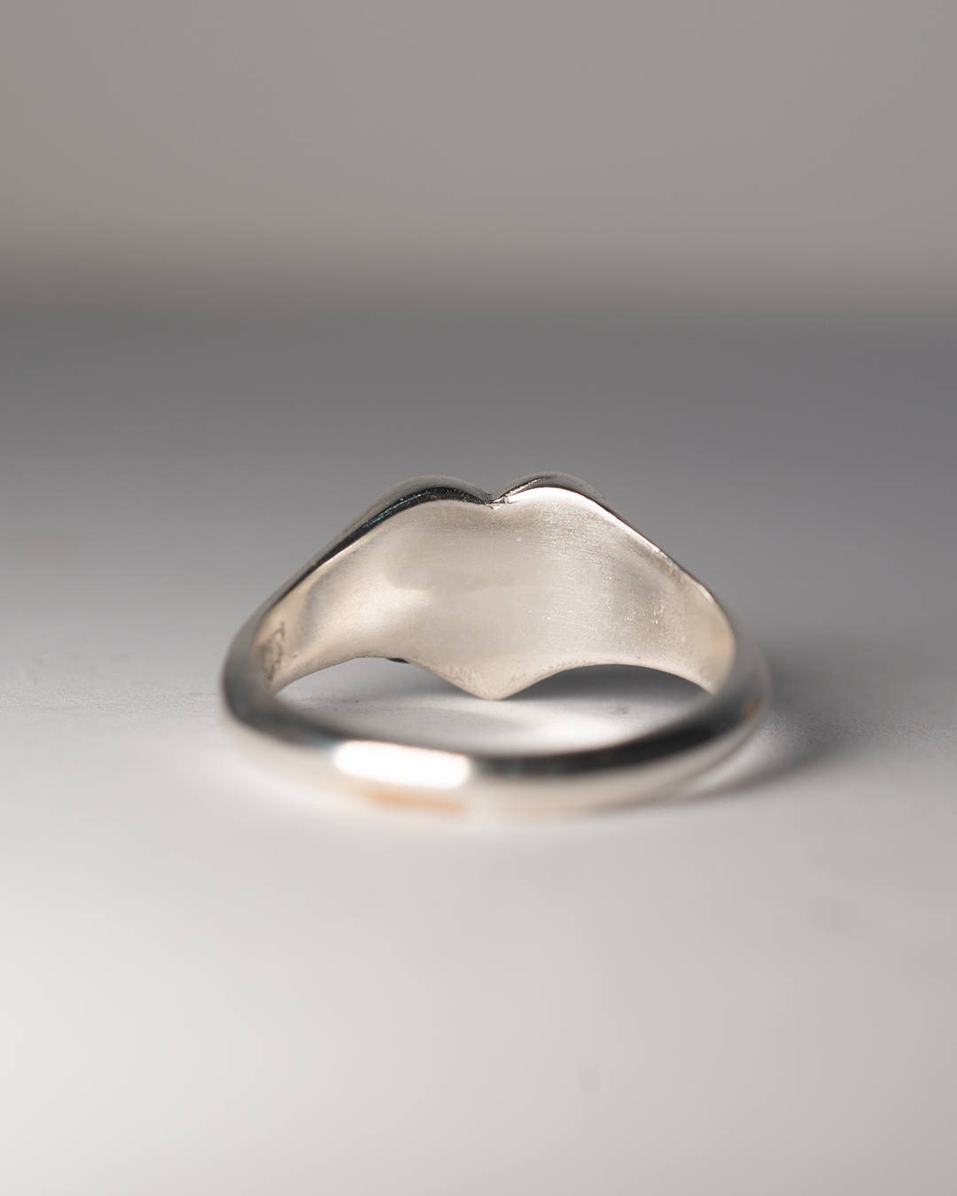Ashes Bleeding Heart Ring - Sterling Silver