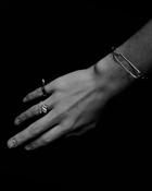 Safety Pin Bracelet- Sterling Silver