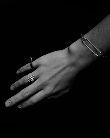 Safety Pin Bracelet- Sterling Silver