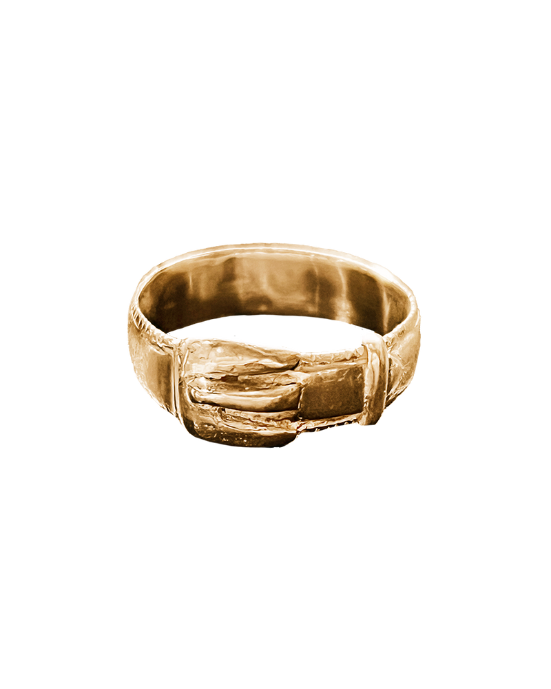 Buckle Up Ring - Solid 9K Gold