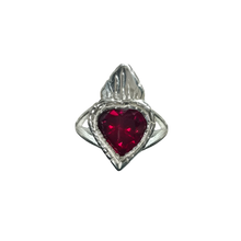 Burn My Heart Ring in Sterling Silver