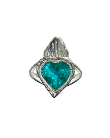 Burn My Heart Ring - Sterling Silver