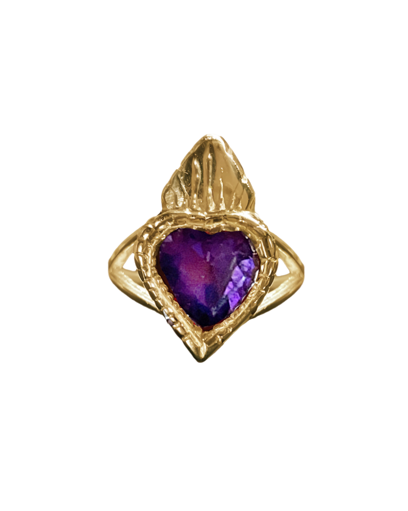 Burn My Heart Ring - Solid 9K Gold