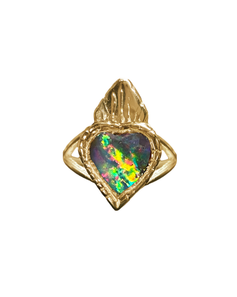 Burn My Heart Ring - Solid 9K Gold