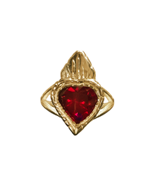 Burn My Heart Ring - Solid 9K Gold