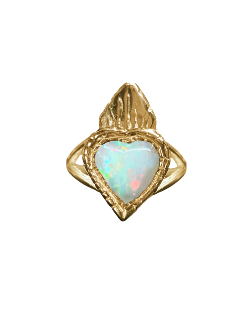 Burn My Heart Ring - Solid 9K Gold