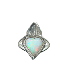Burn My Heart Ring - Sterling Silver