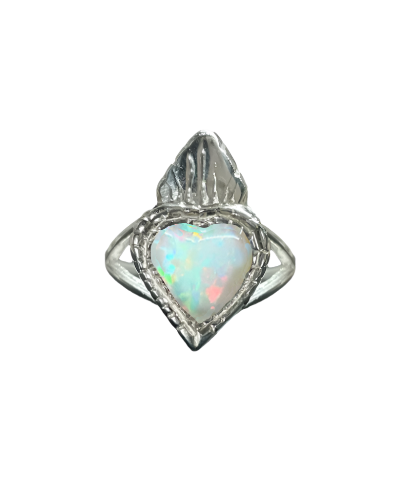Burn My Heart Ring - Sterling Silver