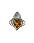 Burn My Heart Ring - Sterling Silver