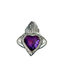 Burn My Heart Ring - Sterling Silver