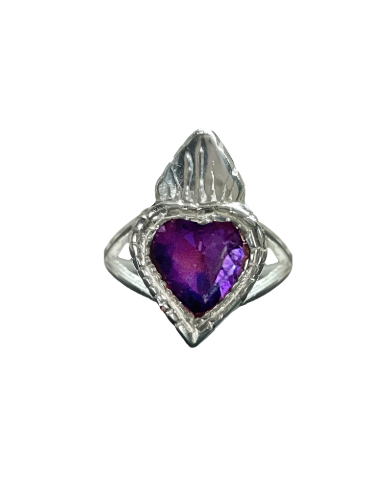 Burn My Heart Ring - Sterling Silver