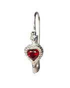 Mini Burn My Heart Earring - Sterling Silver