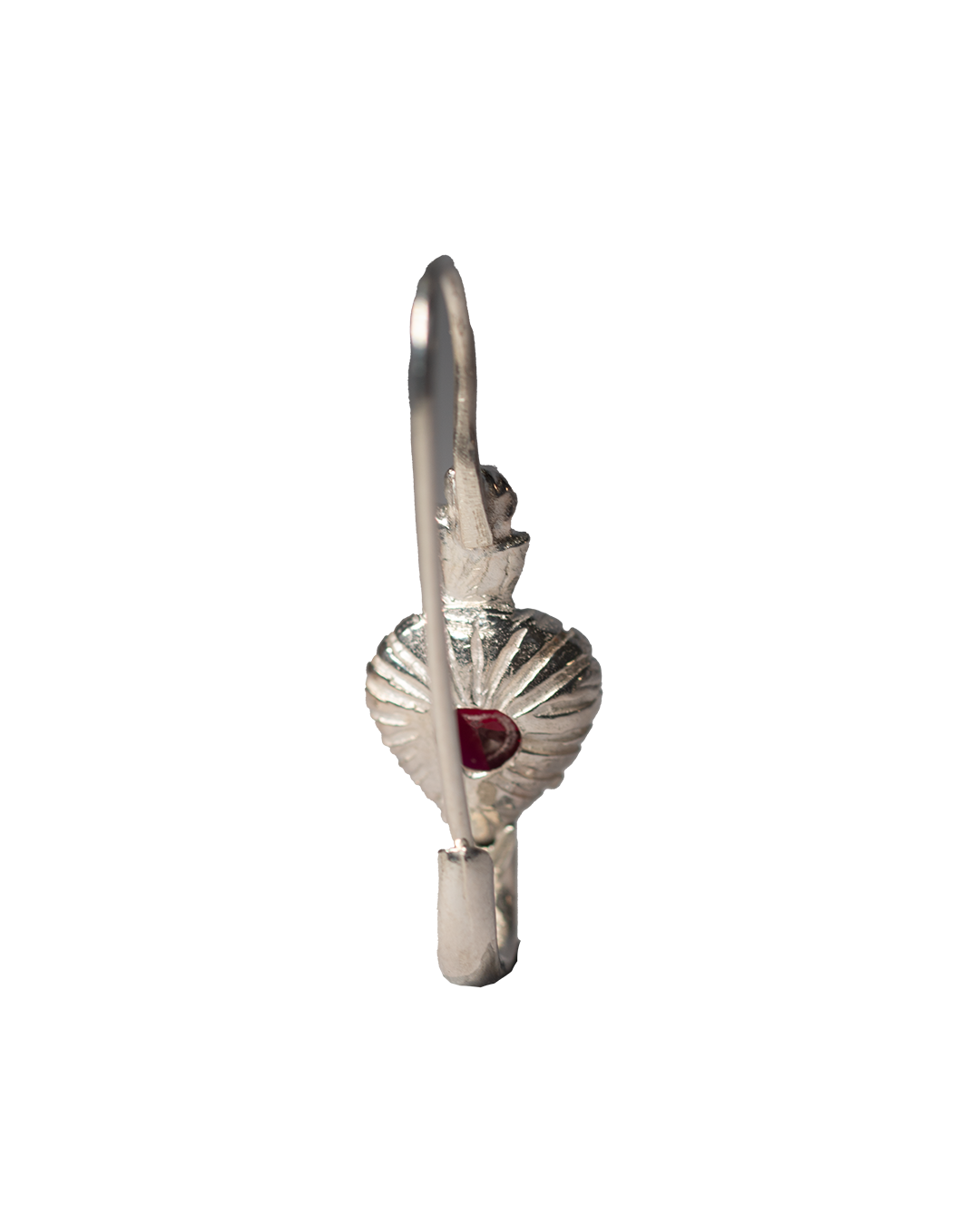 Mini Burn My Heart Earring - Sterling Silver