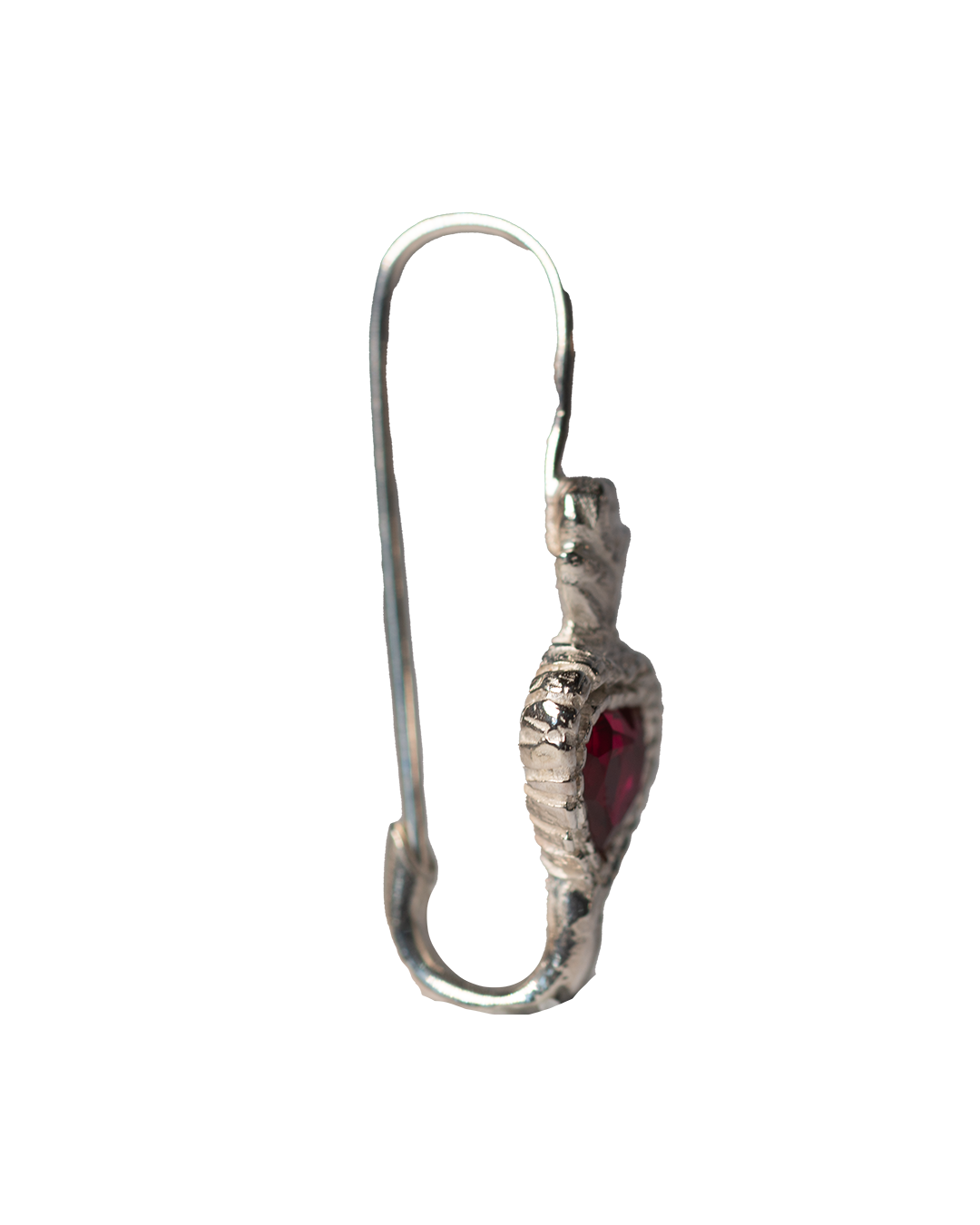 Mini Burn My Heart Earring - Sterling Silver
