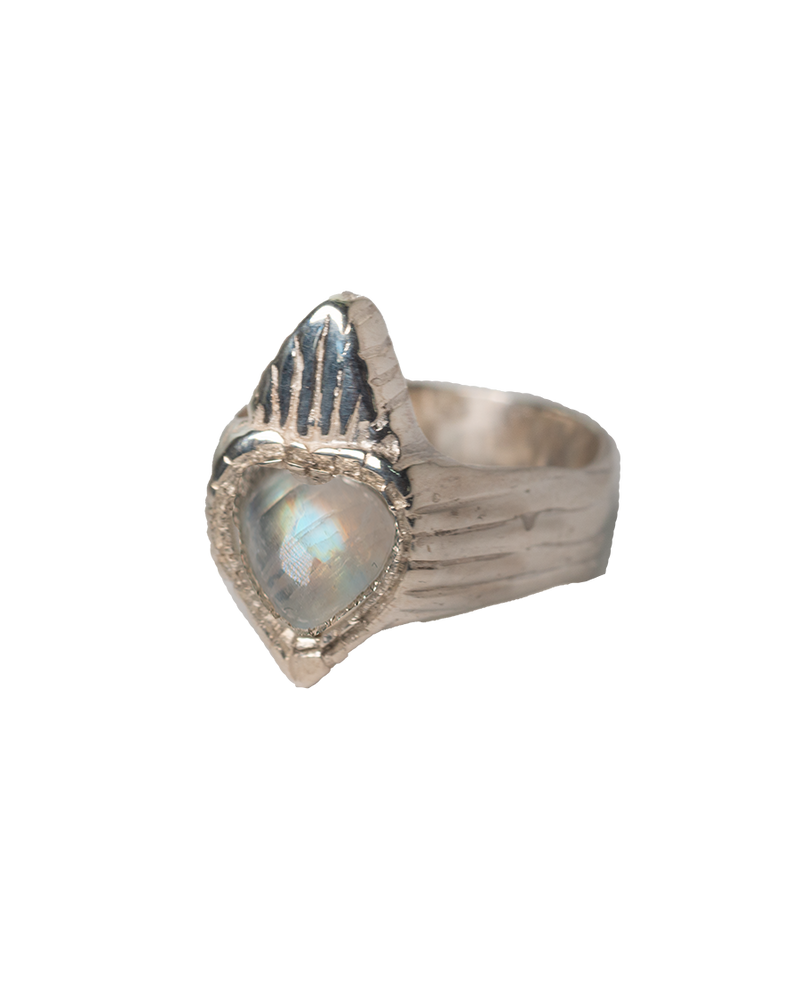 Burn My Heart Signet - Sterling Silver