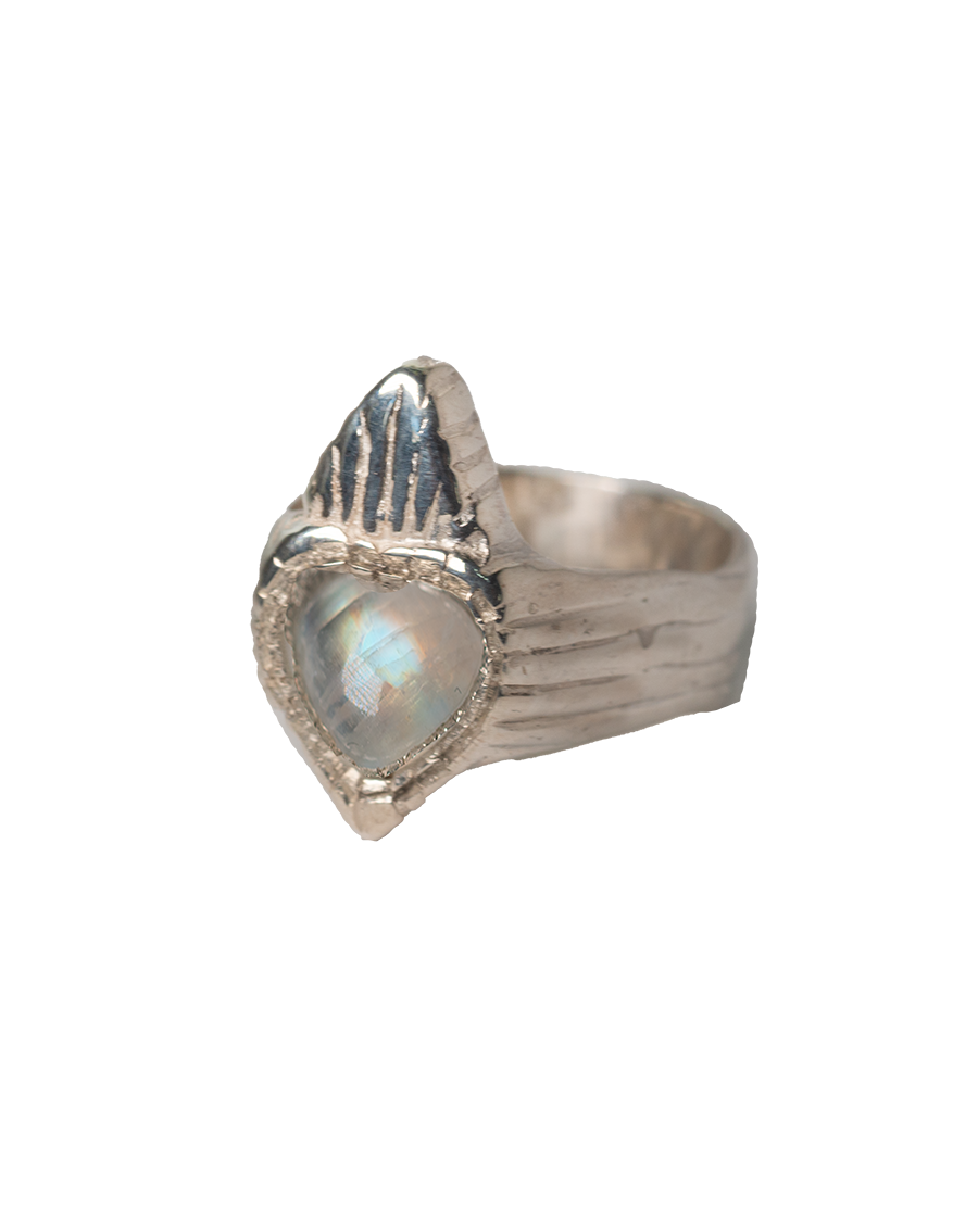 Burn My Heart Signet - Sterling Silver