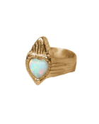 Burn My Heart Signet - Solid 9K Gold