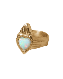 Burn My Heart Signet - Solid 9K Gold