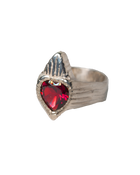 Burn My Heart Signet - Sterling Silver