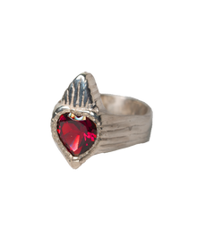 Burn My Heart Signet - Sterling Silver