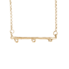 Bar Necklace - Solid 9K Gold