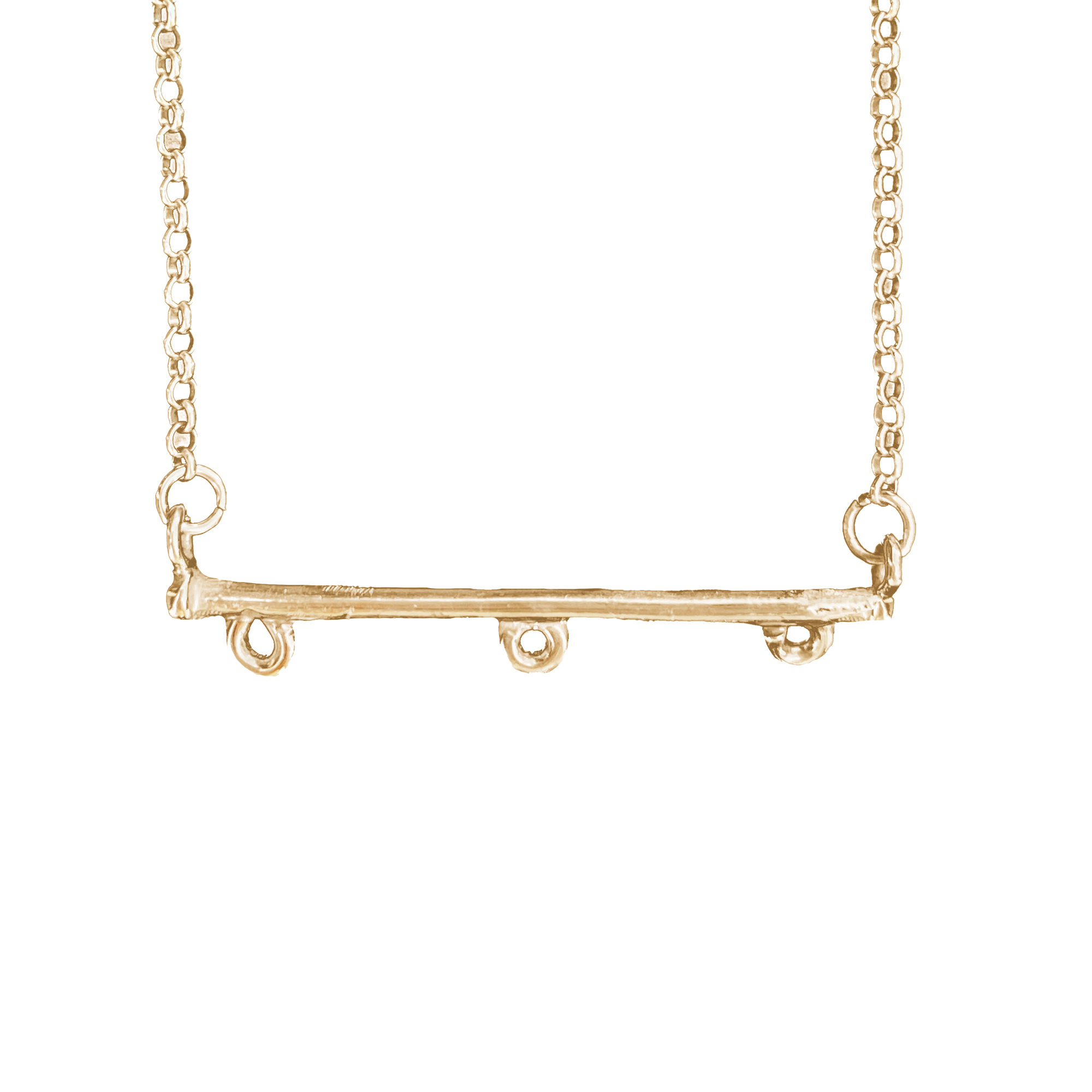 Bar Necklace - Solid 9K Gold