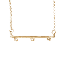 Bar Necklace - Solid 9K Gold