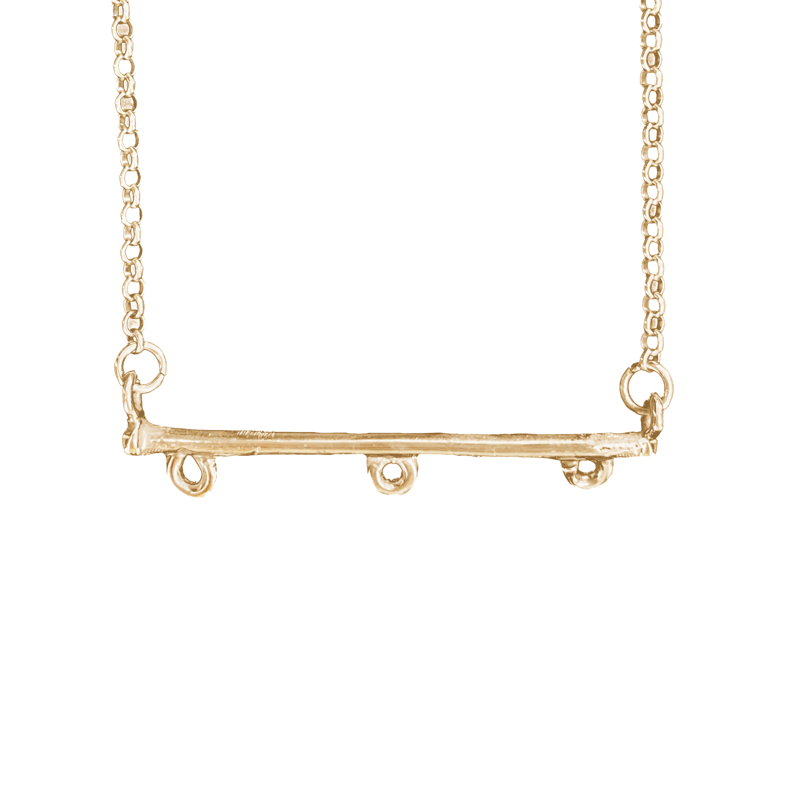 Bar Necklace - Solid 9K Gold