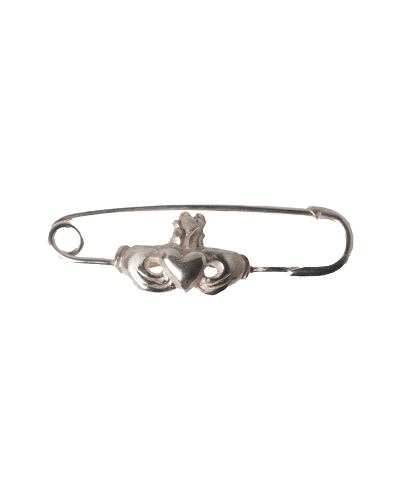 Claddagh Pin - Sterling Silver