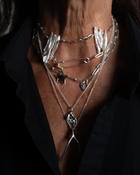 Safety Pin Necklace - Sterling Silver