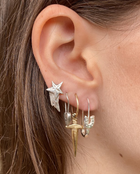 Dagger Earring - Solid 9K Gold