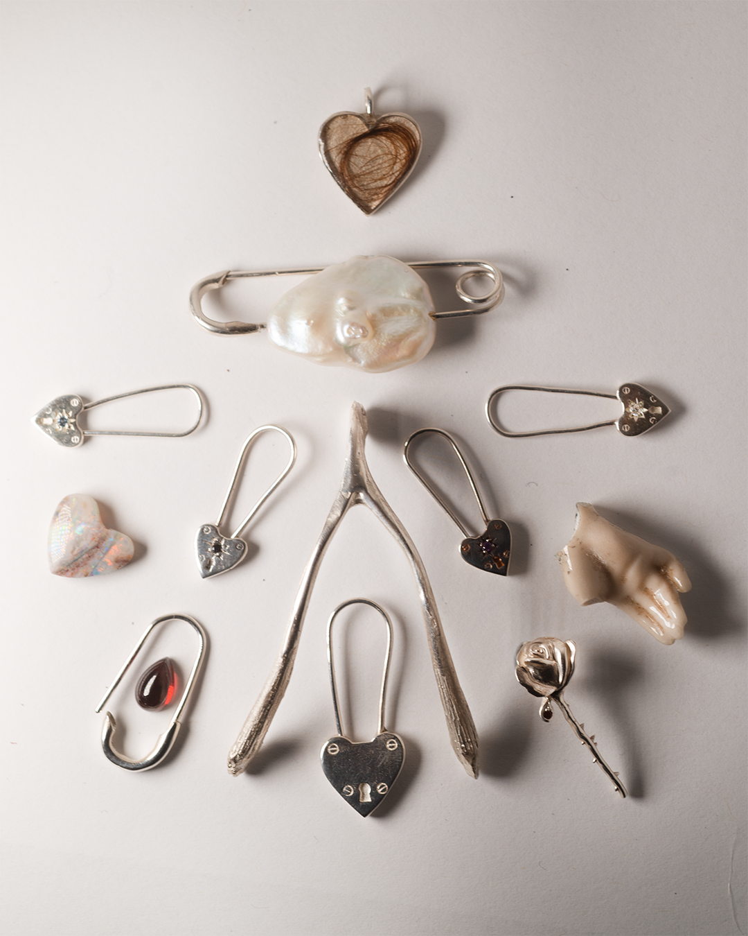 Wishbone Necklace - Sterling Silver