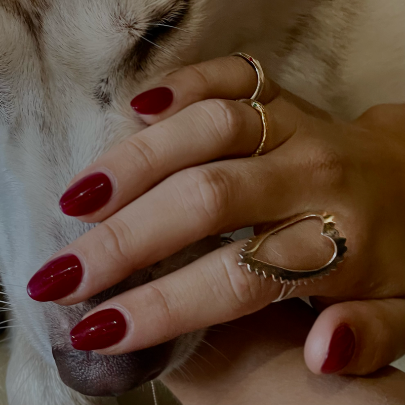Big Love Heart Ring - Sterling Silver