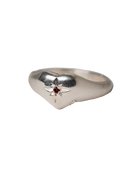 Love Drop Birthstone Ring - Sterling Silver