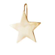 Star Bright Earring - Solid 9K Gold